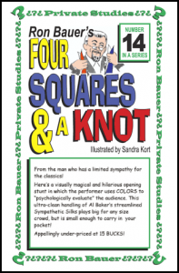 Ron Bauer Private Studies Series #14 - Four Squares & a Knot