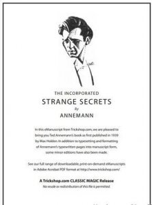 Strange Secrets by Annemann