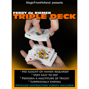 Triple Deck by Ferry De Riemer (Deck Not Included)