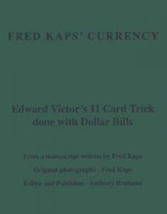 Fred Kaps Currency by Fred Kaps