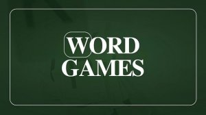 Word Games by Christopher Rawlins