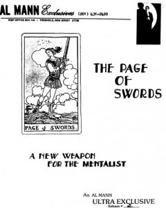 Page Of Swords by Al Mann